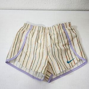 Nike Boys Dri-Fit Running Shorts Stripe Print Athletic 6-7 Years